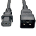 IEC 320 C14 3Pin Male to C5 Female + C13 Female Power Adapter Cable, Y Type Splitter Power Cord